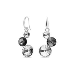 SPARK KOLCZYKI LOLLIPOP  CRYSTAL i SILVER NIGHT