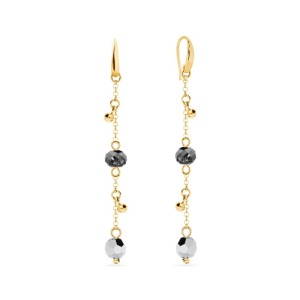SPARK KOLCZYKI AURA CRYSTAL i SILVER NIGHT