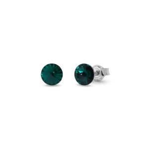 KOLCZYKI SMALL CANDY STUDS EMERALD