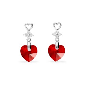 SPARK KOLCZYKI PETITE HEART LIGHT SIAM