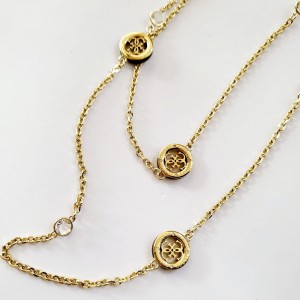 NASZYJNIK GUESS LOGO 4G