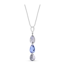 SPARK NASZYJNIK TRIPLE DROP LIGHT SAPPHIRE
